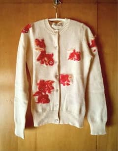 Yoichi Nagasawa 金魚 刺繍カーディガン Yoichi Nagasawa 金魚 刺繍カーディガン - メルカリ