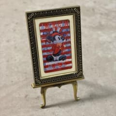 【希少】 海外ディズニー イーゼル付き ピンバッジ アメリカンマウス ミッキーのサムネイル