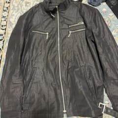 MALE & Co. ライダースジャケット ブラックのサムネイル