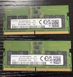 Samsung DDR5 メモリ 8GB 2枚セット PC5-4800B - メルカリ