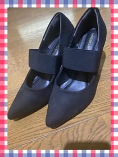 ★★ふぶき様専用★★パンプス　黒ブラック　24cmのサムネイル