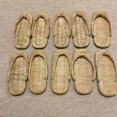 茶道具　路地草履5組のサムネイル