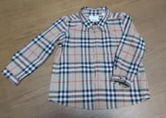 【美品】BURBERRY 長袖チェックシャツ（92cm）のサムネイル
