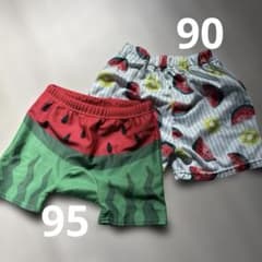 スイカ柄 ベビー水着 90・95サイズのサムネイル