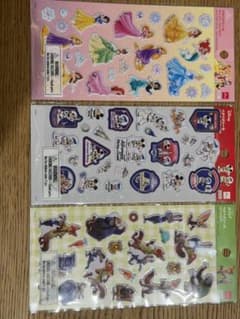 ディズニー ペタペタシール 3種セットのサムネイル