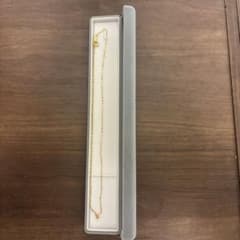 K24 純金 ネックレス ホールマークあり 45cm 0.98gのサムネイル
