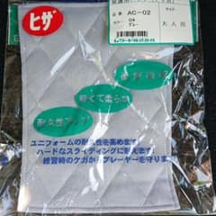 送料無料 野球ユニフォーム 保護用 パット (ヒザ用) グレー  レワードのサムネイル