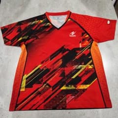 Nittaku スカイトップシャツ レッド　Mのサムネイル