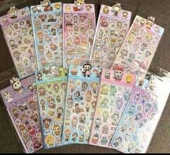 ラブブ キラキラシール✨10枚セットのサムネイル