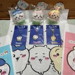 Chiikawa Movie "The Secret of Mermaid Island" Plush Mascot & Bobblehead Keychain (6 items)