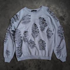 ジュンナカヤマ 23AW DISTRESSED CREWNECK スウェット ジュンナカヤマ 23AW DISTRESSED CREWNECK スウェット - メルカリ