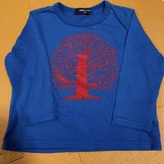 【美品】ロンT コムサイズム　90cm 長袖Tシャツ　子供服　木　キッズのサムネイル