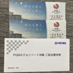 PGMホテルリゾート沖縄 ご宿泊優待券 10,000円分 2枚 - メルカリ