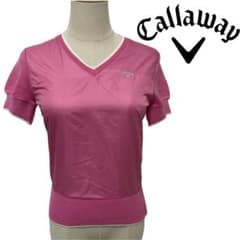 callaway ウィンドブレーカー　ピンク　ニット　ゴルフ　レディース　美品のサムネイル