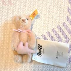 Steiff シュタイフ　ベージュ ぬいぐるみ　テディベア　くま　ミニ　小さい Steiff シュタイフ ベージュ ぬいぐるみ テディベア くま ミニ 小さい