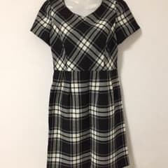 値下げ！any sis  チェック柄ワンピース★美品のサムネイル