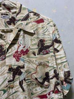 sunsurf オープンカラー　アロハシャツ　美品　推定Lサイズのサムネイル