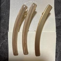 ヘアピン 3本セット ゴールドカラーのサムネイル