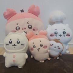 ☆*☆様 ちいかわ ぬいぐるみ 5点セット まとめ売りのサムネイル