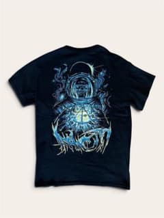 GILDAN グラフィックTシャツ ブラック スカル Sサイズ Y2K 短丈のサムネイル