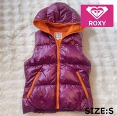 ROXY ダウンベスト y2k 平成ギャル 美品 archive 肉厚 光沢 S - メルカリ