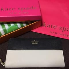 新品 kate spade 長財布 バイカラーのサムネイル
