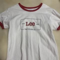 Lee リンガーTシャツ ホワイト×レッド Lサイズのサムネイル