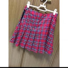 テニススカート 赤チェックのサムネイル