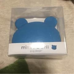 GMC ミミポチ mimi POCHI BEAR ブルー シリコンがま口のサムネイル