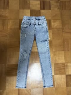 ライトブルー スキニーデニムのサムネイル