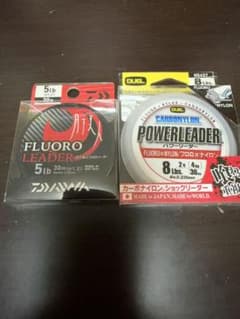 Daiwa月下美人フロロリーダー&DUELカーボナイロンショックリーダーのサムネイル