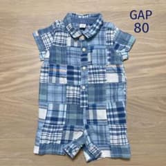 babyGAP カバーオール チェック 80のサムネイル