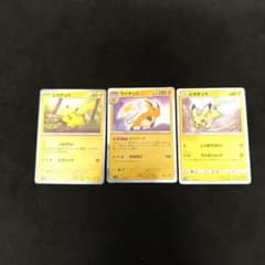 ポケモンカード ピチュー・ピカチュウ・ライチュウセット ポケモンカード CP6 ピカチュウ、ライチュウセット - メルカリ