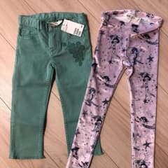 新品未使用　H&M パンツ・レギンス2本セット　105のサムネイル