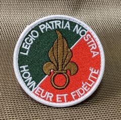 フランス外人部隊 ミリタリー刺繍ワッペン ベルクロ パッチ - メルカリ