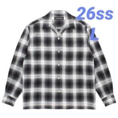Sサイズ wackomaria ombre オンブレストライプシャツ長袖 青 | Shop at
