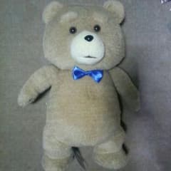 金曜日までこの値段！ 青リボン ted ぬいぐるみのサムネイル