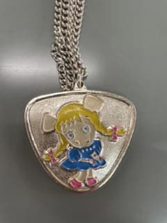 トッポジージョの女の子　昭和レトロ ペンダント キャラクター メダル