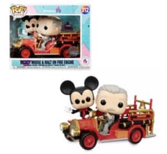 ディズニーランド70周年　ミッキー＆ウォルトディズニー　フィギュア　Funko Fire Engine Funko POPで新しいウォルト・ディズニー&ミッキー