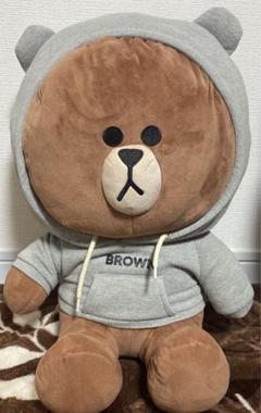 LINE ラインフレンズ ブラウン ぬいぐるみ パーカー LINE ブラウン ぬいぐるみ パーカー - メルカリ