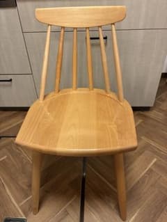 ケユカ メイダイニングチェア ウィンザーチェア ナチュラル - メルカリ