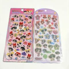 パワーパフガールズ シール 2枚セット プチドロップステッカー コットンパフィーのサムネイル