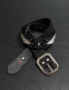 Y2K スタッツベルト belt AFB HTC ブラック　ホワイト　swagのサムネイル