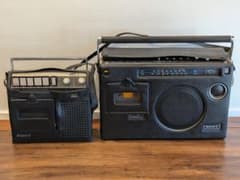 SONY ラジカセ FM/AM カセットプレーヤー ジャンク 通電未確認 - メルカリ