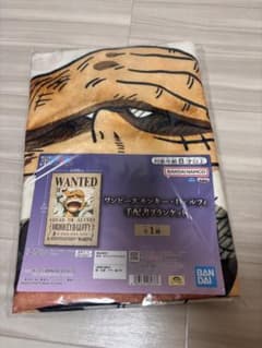 ワンピース モンキー・D・ルフィ 手配書ブランケット