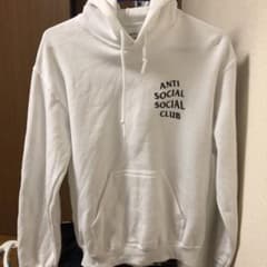(値下げ中) ASSC パーカー 白のサムネイル