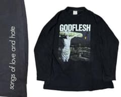 Special Vintage GODFLESH LONG TシャツXL 黒 - メルカリ