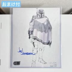 スターウォーズ ボバフェット 限定2000 直筆サイン autograph スターウォーズ ジョージョンストン 直筆サインフォト ボバフェット