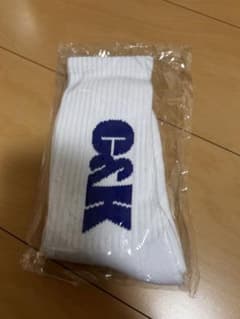 【新品、未開封】C&K ホワイト ロゴ入り ソックスのサムネイル