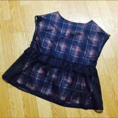 オペーク チェックブラウスのサムネイル